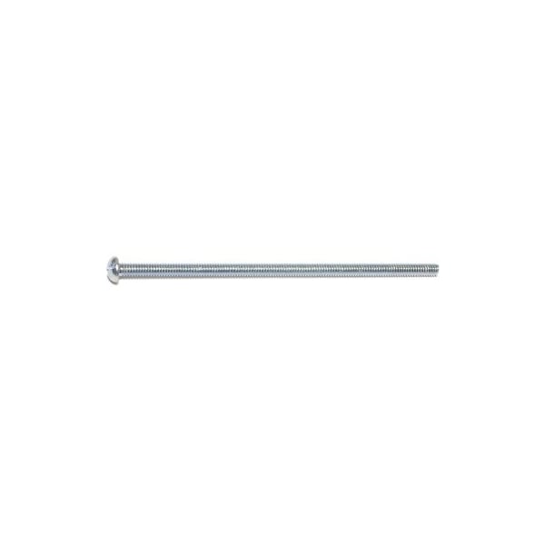 Midwest Fastener #8-32 x 4 in Slotted Round Machine Screw, Zinc Plated Steel, 15 PK 68264 - main